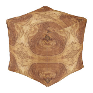 Wooden Rustic Teak Wood Texture Wood Grain Photo Pouf