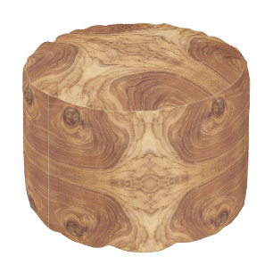 Wooden Rustic Teak Wood Texture Wood Grain Photo Pouf