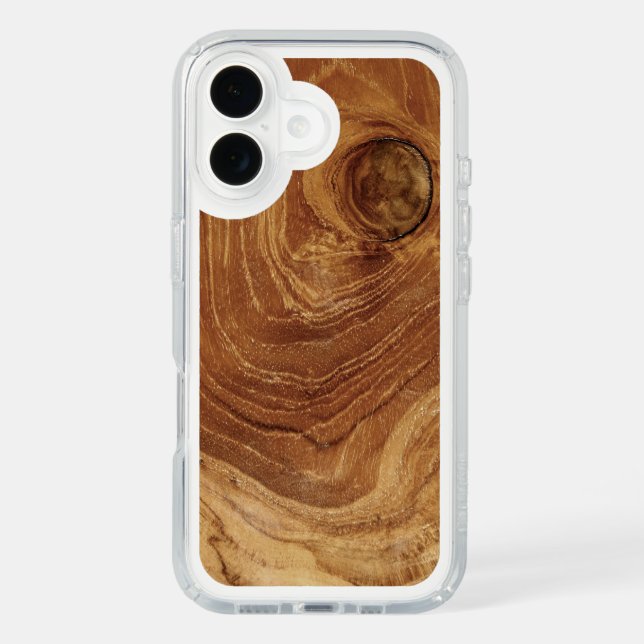 Wooden Rustic Teak Wood Texture Wood Grain Photo Speck iPhone Case (Front)
