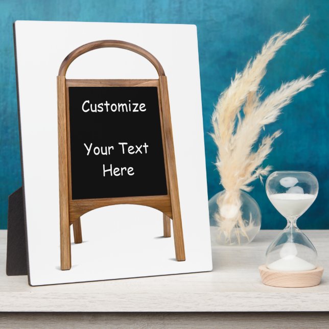 Wooden Sandwich Board Plaque (Side)