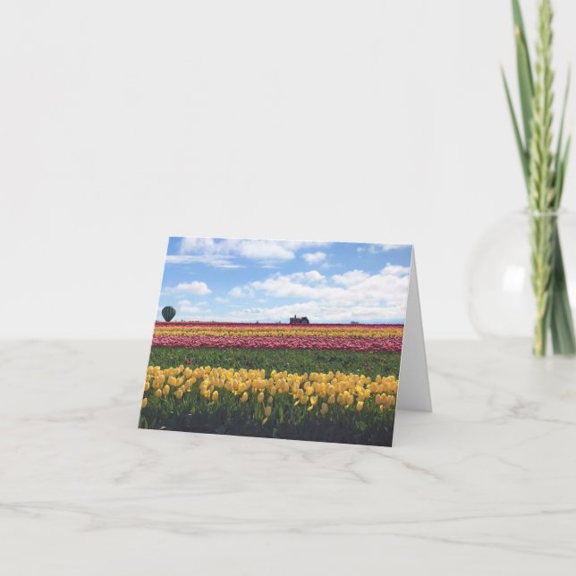 Wooden Shoe Tulip Farm, Woodburn, Oregon Card (Front)