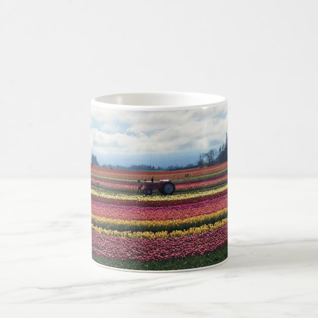 Wooden Shoe Tulip Farm, Woodburn, Oregon Coffee Mug (Center)