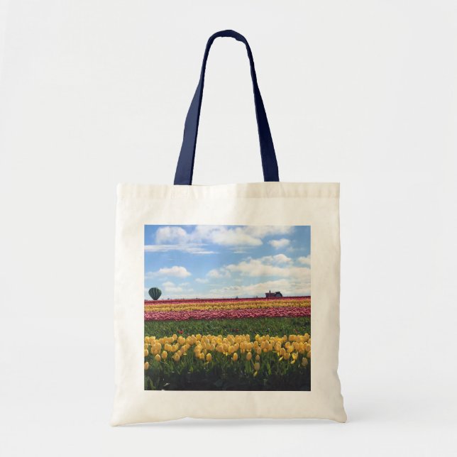Wooden Shoe Tulip Farm, Woodburn, Oregon Tote Bag (Front)