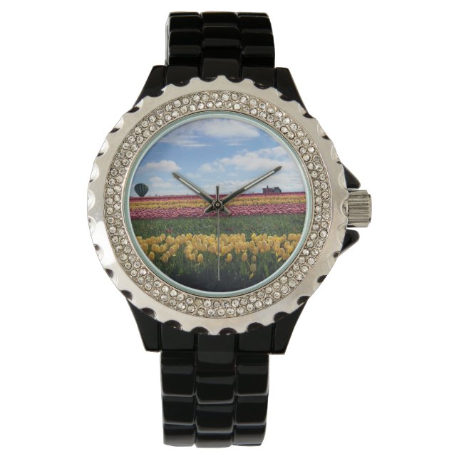 Wooden Shoe Tulip Farm, Woodburn, Oregon Watch (Front)