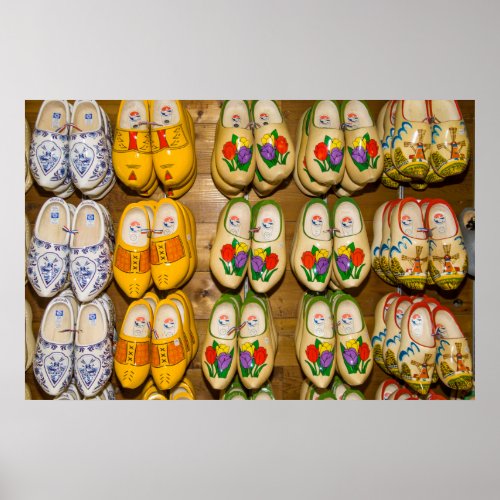 Wooden Shoes Dutch Village Shop Noordhuizen Poster