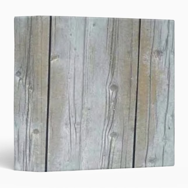 Wooden Siding Avery Binder (Front/Spine)