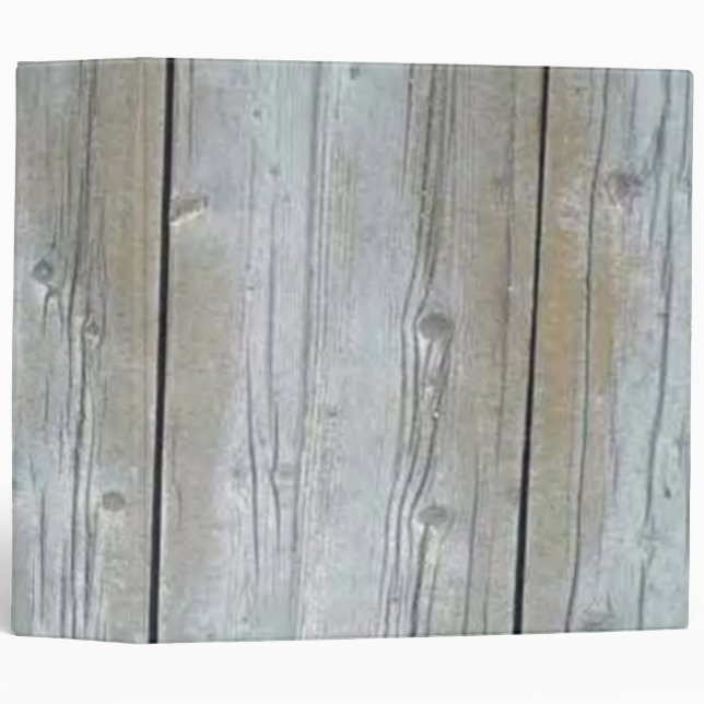 Wooden Siding Avery Binder (Front/Spine)