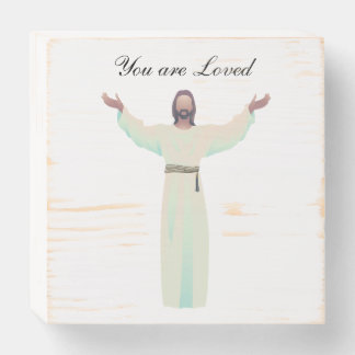Wooden sign Jesus "You are Loved",