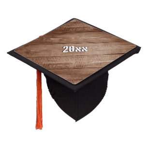 Wooden Slats  Graduation Cap Topper