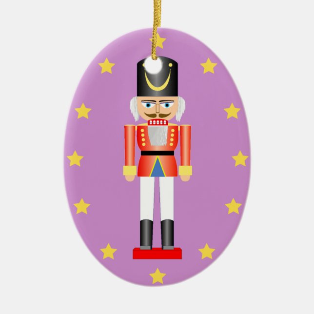 Wooden Soldier Christmas Ornament 2 (Front)