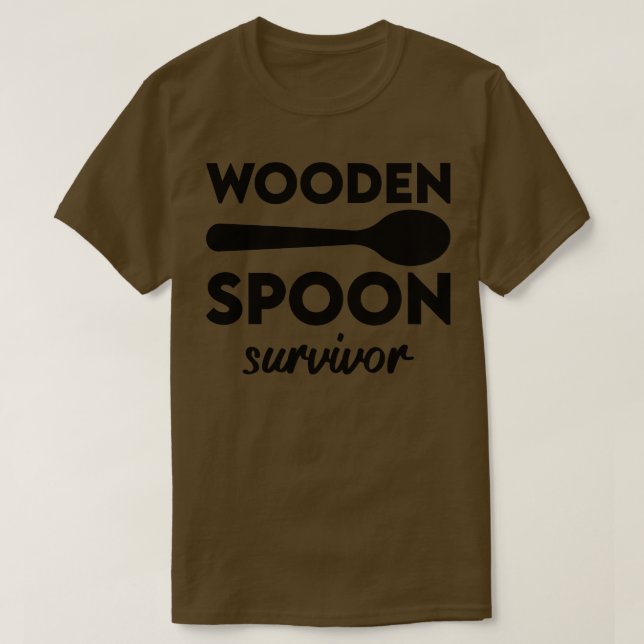 Wooden Spoon Survivor 9 T-Shirt (Design Front)