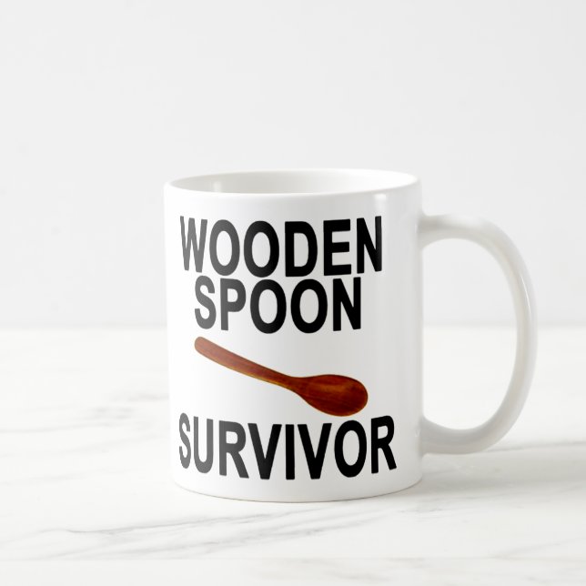 WOODEN SPOON SURVIVOR COFFEE MUG (Right)