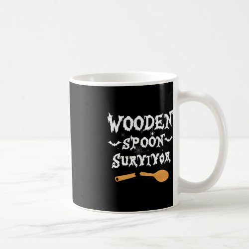 Wooden Spoon Survivor Funny  Halloween Costume Men Coffee Mug