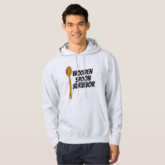 Wooden Spoon Survivor Funny Nostalgia Hoodie