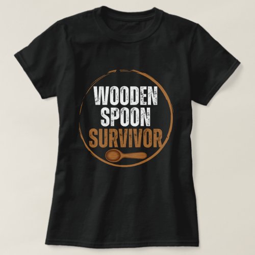 Wooden Spoon survivor funny T_Shirt