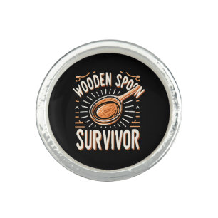 Wooden spoon Survivor Ring