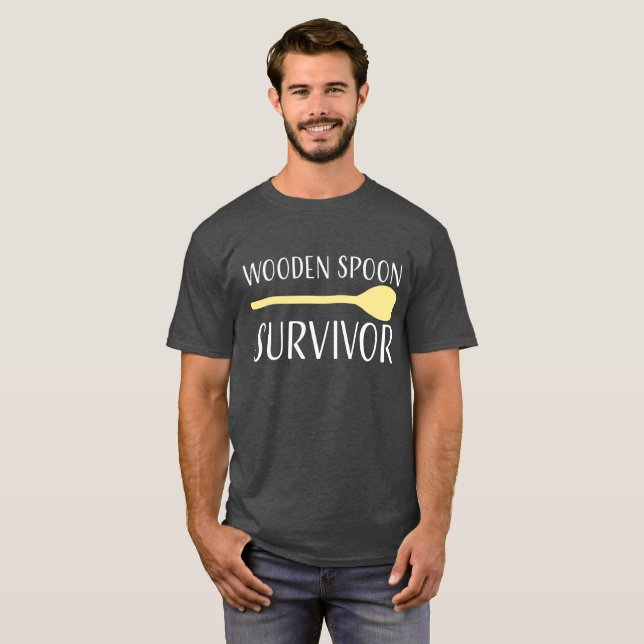 Wooden Spoon Survivor T-shirt (Front Full)