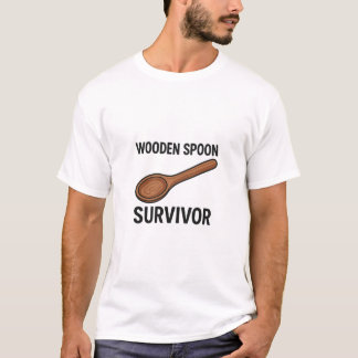 Wooden Spoon Survivor  T-Shirt