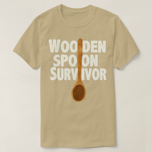 Wooden spoon survivor T-Shirt (Design Front)