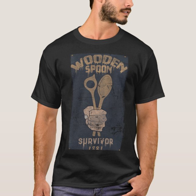 Wooden Spoon Survivor T-Shirt (Front)