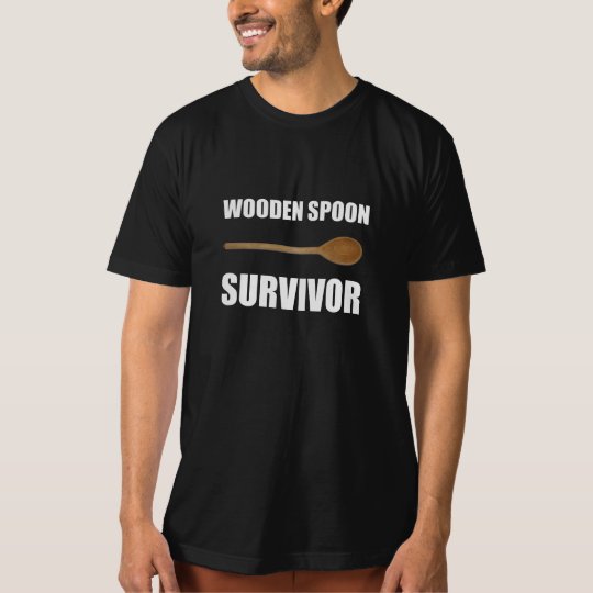 wooden spoon survivor t shirt