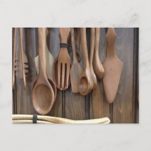 Wooden Spoons Postcard