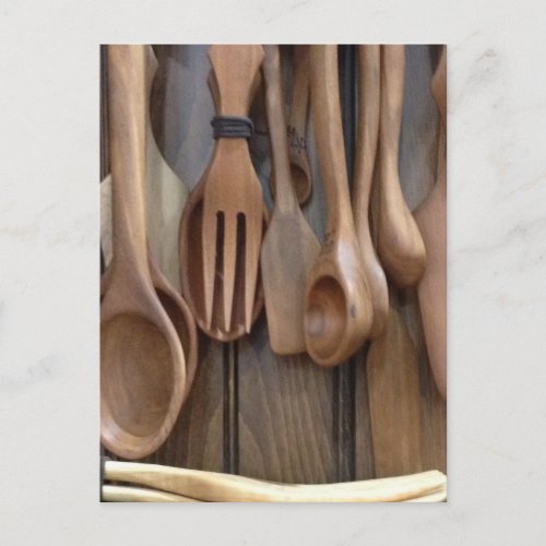 Wooden Spoons Postcard