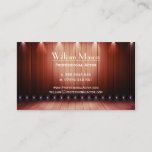 Wooden Spotlight Stage, Actor - Business Card at Zazzle