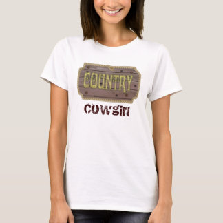 Wooden Style Country and Western T-Shirt