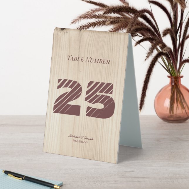 Wooden Table Tent (In SItu (Table))