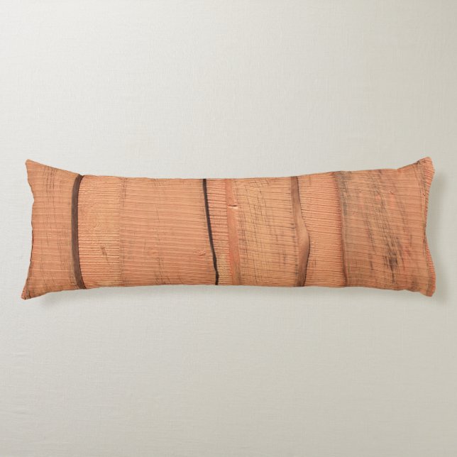 Wooden texture body pillow (Front)