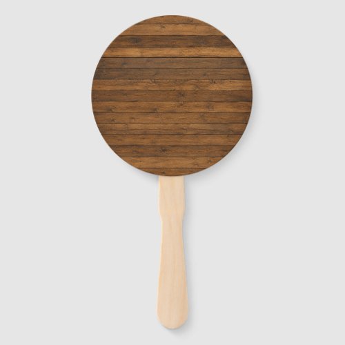 Wooden Texture Hand Fan