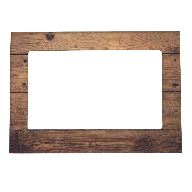 Wooden texture magnetic frame (Front)