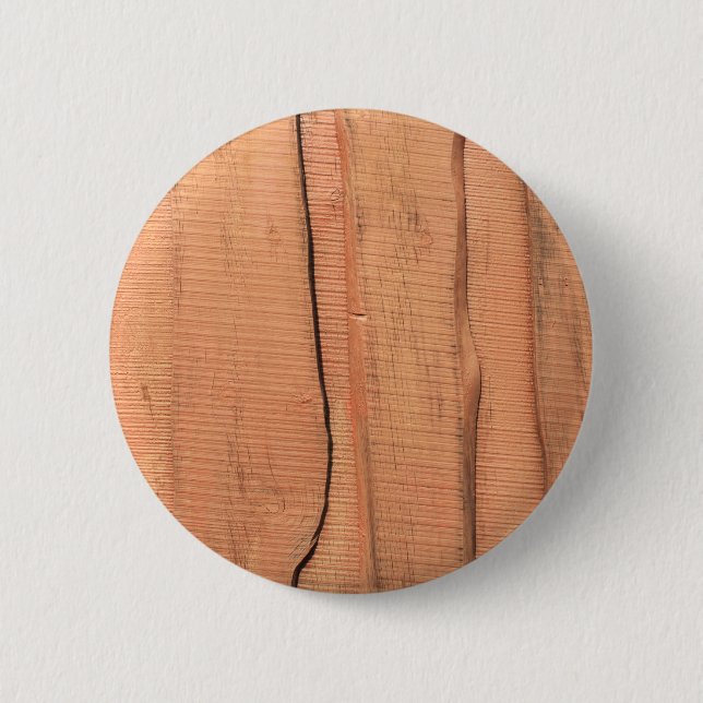 Wooden texture pinback button (Front)