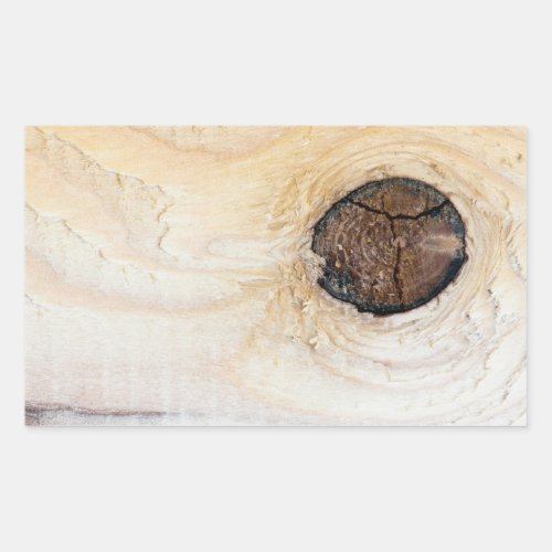 Wooden texture rectangular sticker