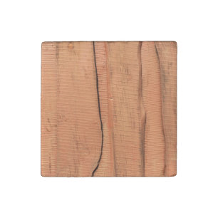 Wooden texture stone magnet