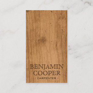 Wooden Texture - Style B Business Card