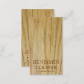 Wooden Texture - Style E Business Card (Front/Back)