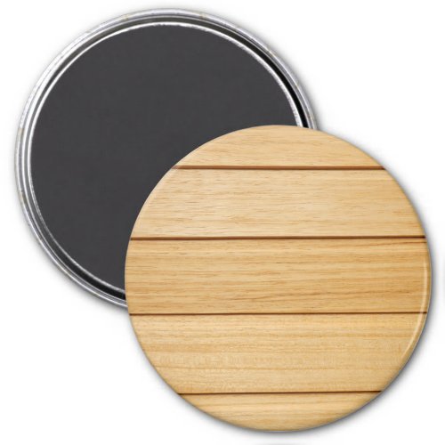 Wooden Tiles Large Round Magnet