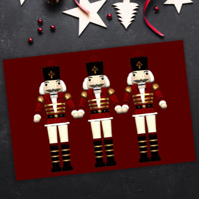 Wooden Toy Soldiers Nutcracker Christmas