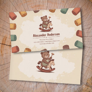 Wooden Toys Maker Business Card