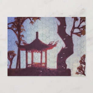 Wooden Village Postcard