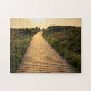 Wooden Walkway to Beach Jigsaw Puzzle
