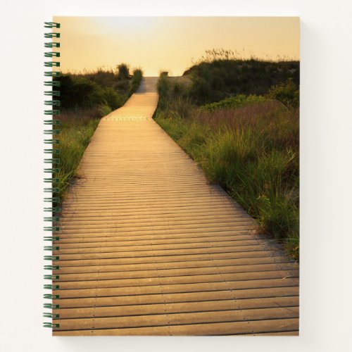 Wooden Walkway to Beach Notebook