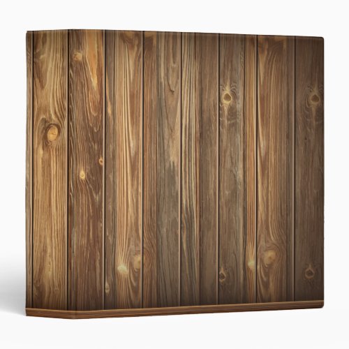 Wooden wall floor 3 ring binder