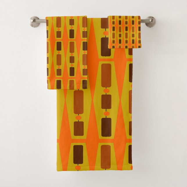 Wooden Wall Hangings Bath Towel Set (Insitu)