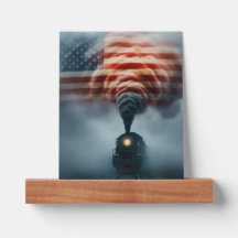 Wooden Wall Ledge & Photo | The Freedom Train