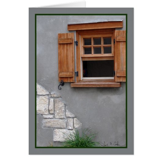 Wooden window cards (Front)