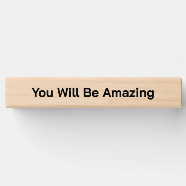 Wooden Wishes Tower Baby Message Blocks Game (Front)