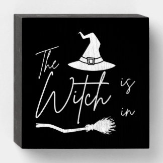 Wooden Witch Is In Sign
